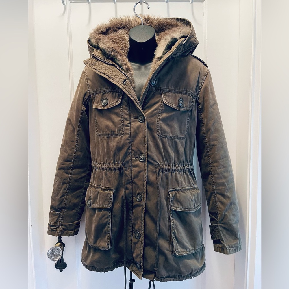 Talula faux fur lined coat Sz XS